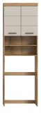 Waschmaschinenschrank Shawn in Sand Kashmir und Evoke Eiche Waschmaschinen �berbau 63 x 191 cm