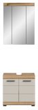 Badm�bel Set 2-teilig Shawn in Sand Kashmir und Evoke Eiche Badkombination 60 x 191 cm