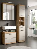 Badm�bel Set 3-teilig Shawn in Sand Kaschmir und Evoke Eiche Badkombination 112 x 191 cm