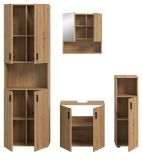 Badm�bel Set 4-teilig Livia in Artisan Eiche Badkombination 180 x 192 cm