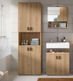 Badm�bel Set 3-teilig Livia in Artisan Eiche Badkombination 135 x 192 cm