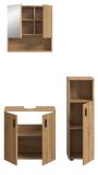 Badm�bel Set 3-teilig Livia in Artisan Eiche Badkombination 105 x 180 cm