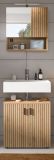Badm�bel Set 2-teilig Livia in Artisan Eiche Badkombination 60 x 180 cm