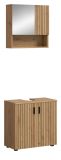 Badm�bel Set 2-teilig Livia in Artisan Eiche Badkombination 60 x 180 cm