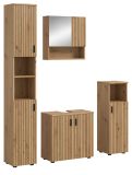 Badm�bel Set 4-teilig Livia in Artisan Eiche Badkombination 150 x 192 cm