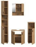 Badm�bel Set 4-teilig Livia in Artisan Eiche Badkombination 150 x 192 cm
