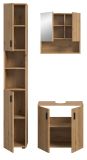 Badm�bel Set 3-teilig Livia in Artisan Eiche Badkombination 105 x 192 cm