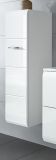 Badezimmer Kommode Cover in wei� Hochglanz Badkommode h�ngend / stehend 30 x 106 cm