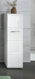 Badezimmer Kommode Cover in wei� Hochglanz Badkommode h�ngend / stehend 30 x 106 cm