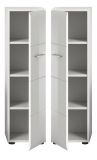 Badezimmer Kommode Cover in wei� Hochglanz Badkommode h�ngend / stehend 30 x 106 cm