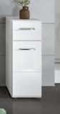 Badezimmer Kommode Cover in wei� Hochglanz Badkommode 30 x 80 cm