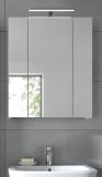 Badezimmer Spiegelschrank Cover in wei� Badschrank 3-t�rig 60 x 70 cm