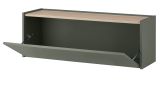 H�ngeschrank Center in Salbei und Barista Eiche Flurschrank h�ngend 100 cm