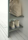 Garderobe Set 2-teilig Center in Salbei und Barista Eiche Garderobenkombination 150 x 200 cm