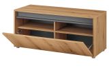 Garderobe Sitzbank Center in Evoke Eiche und grau Garderobenbank 100 cm