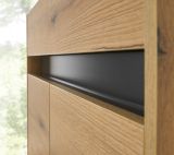 Garderobe Set 6-teilig Center in Evoke Eiche und grau Garderobenkombination 260 x 200 cm