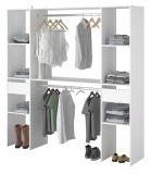 Parisot Kleiderschrank Nivo in Wei� Mehrzweckschrank 176 x 180 cm