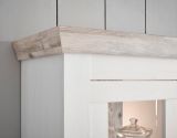 K�che H�ngeschrank Rovola in wei� Pinie Landhaus K�chenschrank h�ngend 92 x 85 cm, Soft-Close