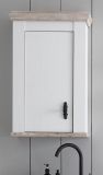 K�che H�ngeschrank Rovola in wei� Pinie Landhaus K�chenschrank h�ngend 55 x 85 cm, Soft-Close