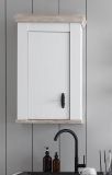 K�che H�ngeschrank Rovola in wei� Pinie Landhaus K�chenschrank h�ngend 55 x 85 cm, Soft-Close