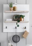 K�chenregal Rovola in wei� Pinie Landhaus K�che Wandregal 60 x 65 cm Gew�rzregal