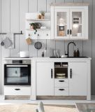 K�che Rovola in wei� Pinie Landhaus K�chenschrank Set 4-teilig 191 x 200 cm