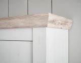 K�che Rovola in wei� Pinie Landhaus K�chenschrank Set 4-teilig 191 x 200 cm