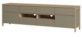 TV-Lowboard Finnes in Salbei und Eiche TV Unterteil skandinavisch 193 cm, Soft-Close