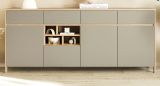 Sideboard Finnes in Salbei und Eiche Kommode skandinavisch 193 cm, Soft-Close