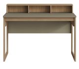 Schreibtisch Finnes in Salbei und Eiche Laptoptisch skandinavisch 120 cm