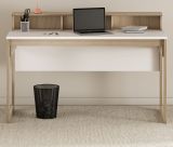 Schreibtisch Finnes in wei� und Eiche Laptoptisch skandinavisch 120 cm