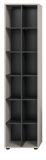 Regal Morena in kaschmir und schwarz Standregal 45 x 192 cm