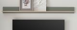 Wandboard Center in Salbei und Barista Eiche Wandregal 170 x 15 cm