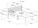 Parisot Kinder- und Jugendzimmer Stauraumbett Escale7 in Eiche japanisch Bett Liegefl�che 120 x 200 cm
