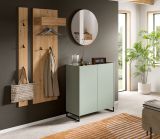 Garderobenpaneel Borga in Artisan Eiche Wandgarderobe 16 x 160 cm