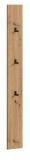 Garderobenpaneel Borga in Artisan Eiche Wandgarderobe 16 x 160 cm