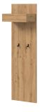 Garderobenpaneel Borga in Artisan Eiche Wandgarderobe 50 x 160 cm