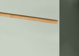 Garderobe Set 4-teilig Borga in Salbei und Artisan Eiche 205 x 192 cm