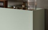 Garderobe Set 5-teilig Borga in Salbei und Artisan Eiche 236 x 197 cm, Soft-Close
