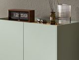 Garderobe Set 3-teilig Borga in Salbei und Artisan Eiche 155 x 197 cm, Soft-Close