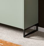 Garderobe Set 4-teilig Borga in Salbei und Artisan Eiche 172 x 197 cm, Soft-Close