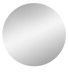 Garderobenspiegel Borga rahmenlos Wandspiegel rund � 70 cm