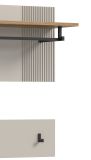 Garderobe Set 6-teilig Skid in Kaschmir Sand und Evoke Eiche 250 x 190 cm