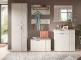 Garderobe Set 6-teilig Skid in Kaschmir Sand und Evoke Eiche 250 x 190 cm
