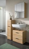 Badezimmer Kommode Cover in Artisan Eiche Badkommode h�ngend / stehend 30 x 106 cm