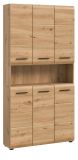 Badezimmer Hochschrank Cover in Artisan Eiche Mehrzweckschrank 90 x 185 cm