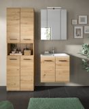 Badezimmer Hochschrank Cover in Artisan Eiche Badschrank 60 x 185 cm