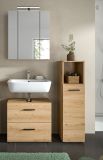 Badm�bel Set 3-teilig Cover in Artisan Eiche Badkombination 105 x 185 cm
