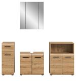 Badm�bel Set 4-teilig Cover in Artisan Eiche Badkombination 180 x 185 cm