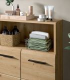 Badm�bel Set 3-teilig Cover in Artisan Eiche Badkombination 135 x 185 cm